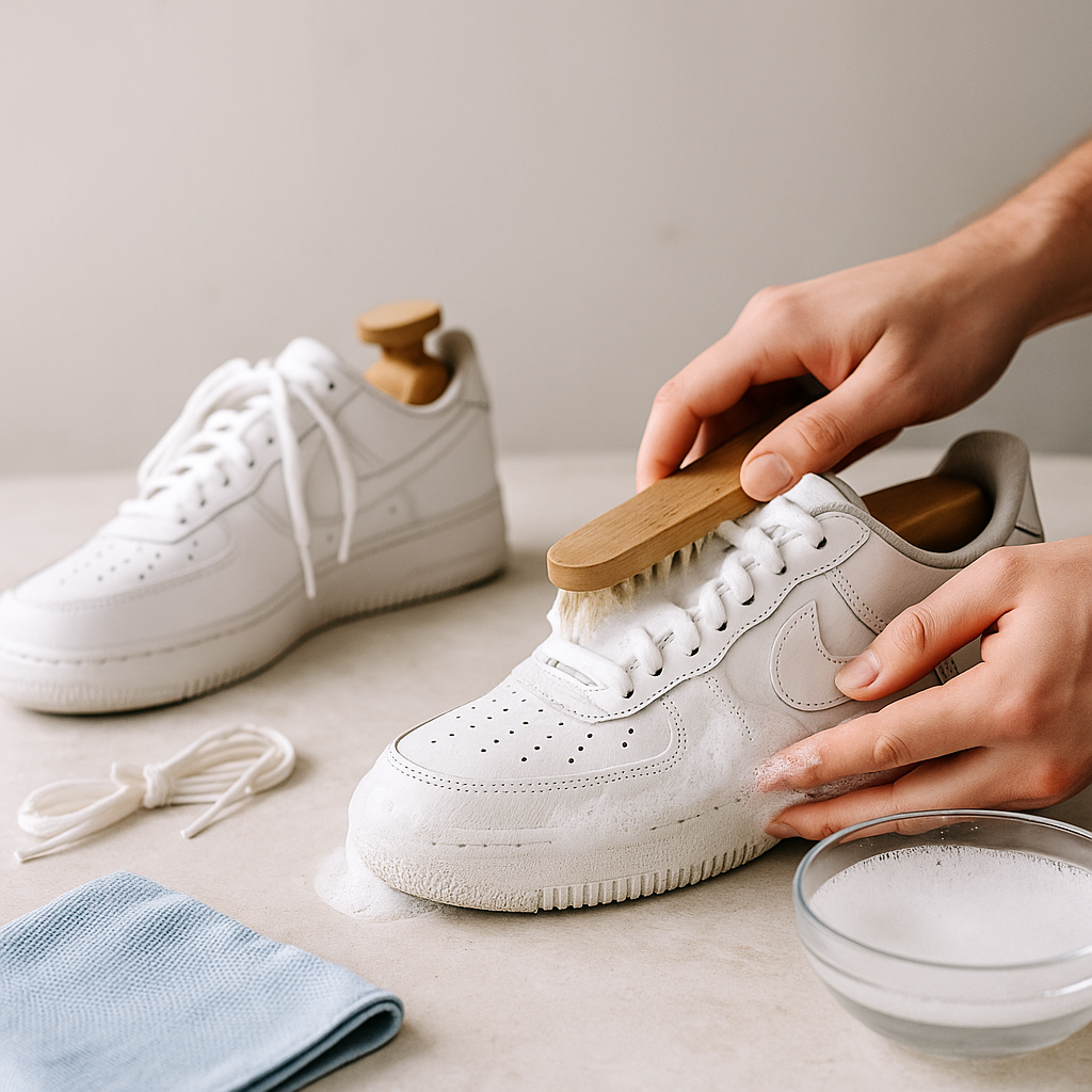 Sådan vedligeholder du dine sneakers, så de holder farven og formen