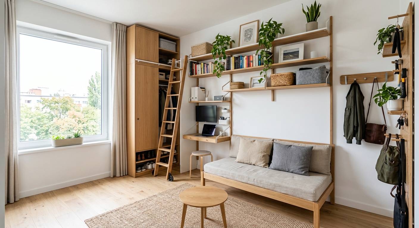 Fem tricks til at organisere små spaces smartt
