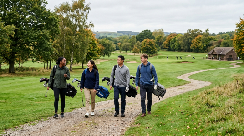 Professional stock photograph of a diverse group of beginner